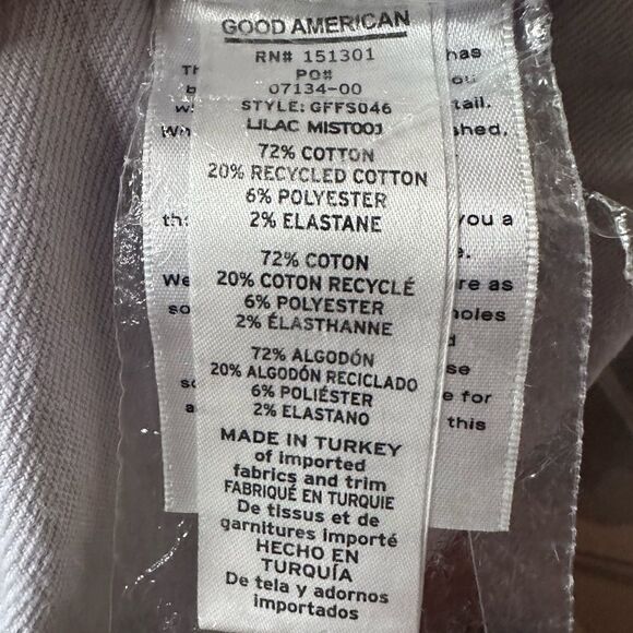 Good American Fit for Success Jumpsuit in Lilac Size 4X - Picture 7 of 7